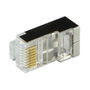LogiLink Conector Modular RJ45 Cat.6 STP, naranja, 100 piezas