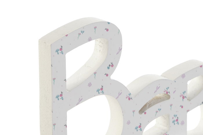 DKD Home Decor Decoración Kids Rabbits Multicolor 2 x 8 x 30 cm (4 Unidades)