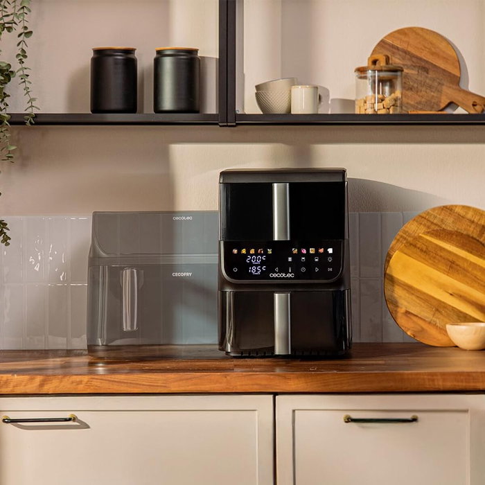 Cecotec Cecofry DuoLevel 10000 DuoSize Window Negro 10 L Cecotec Cecofry DuoLevel 10000 DuoSize Window Negro 10 L
