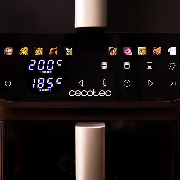 Cecotec Cecofry DuoLevel 10000 DuoSize Window Negro 10 L Cecotec Cecofry DuoLevel 10000 DuoSize Window Negro 10 L