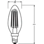 Ledvance Bombilla LED Clásica E14 4W 470lm 2700K