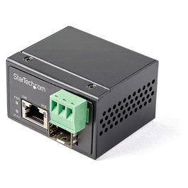 StarTech IMC1GSFP30W Conversor de Medios Industrial PoE+ de Fibra a Ethernet