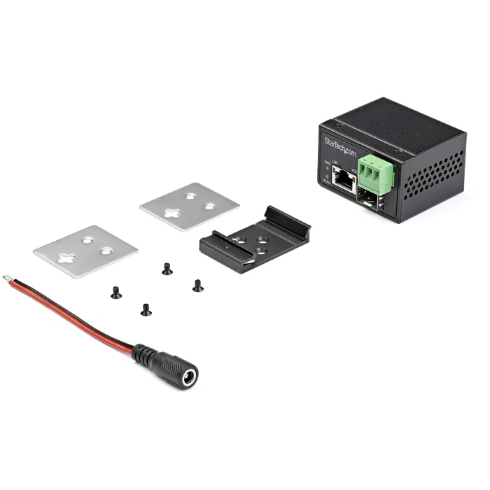 StarTech.com IMC1GSFP30W Conversor de Medios Industrial PoE 30W SFP