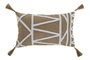 DKD Home Decor Cojín de Algodón y Yute con Aplicaciones, Pack de 2