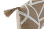 DKD Home Decor Cojín de Algodón y Yute con Aplicaciones, Pack de 2