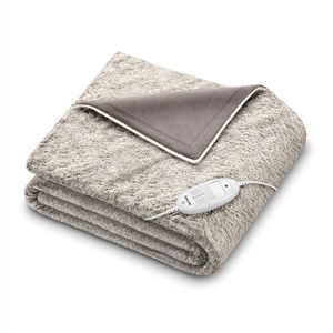 Beurer HD-75 Manta de Tacto Suave, 6 Niveles de Temperatura, Sistema de Seguridad BSS y Parada Automática, Gris Beurer HD-75 Manta de Tacto Suave, 6 Niveles de Temperatura, Sistema de Seguridad BSS y Parada Automática, Gris