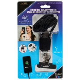 Be Mix Cordón-Cargador 4 en 1