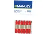 Manley Lápices Cera n.9 Rojo Escarlata Caja de 12 Unidades