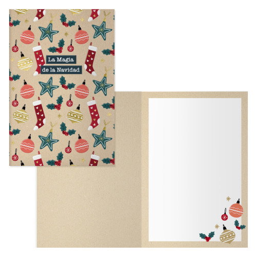 Dohe Tarjeta Felicitación Navidad Jolly 70038 - Pack 6 Unidades 11.5 x 17 cm