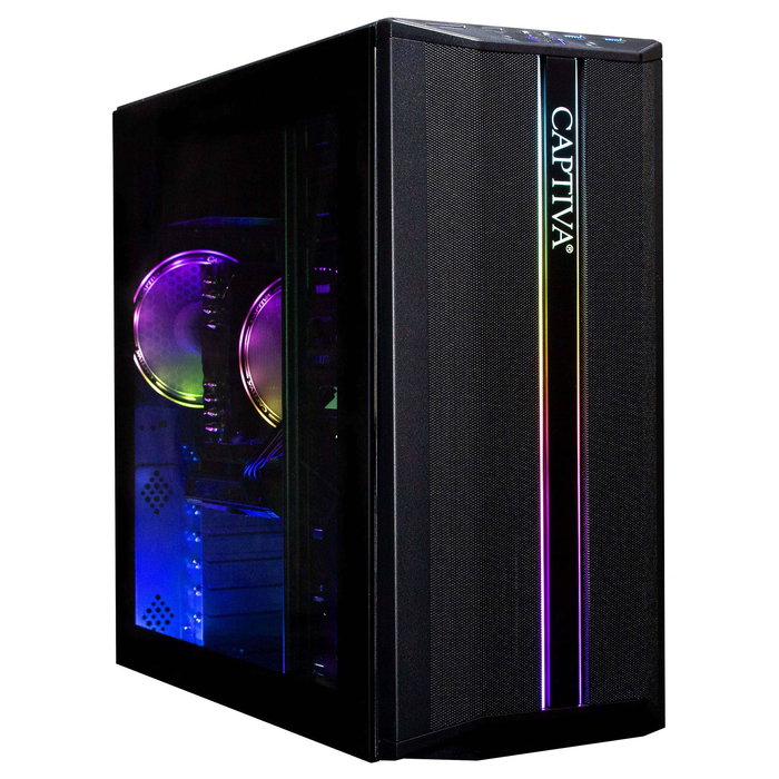 Captiva Advanced Gaming PC R92-707 RYZ5 5500, 16GB RAM, 500GB SSD, GeForce RTX 5060 8GB GDDR7, No OS Captiva Advanced Gaming PC R92-707 RYZ5 5500, 16GB RAM, 500GB SSD, GeForce RTX 5060 8GB GDDR7, No OS