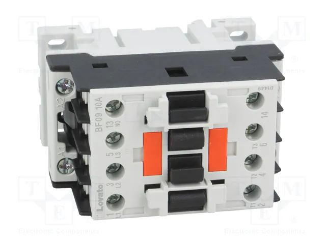 LOVATO ELECTRIC Contactor BF 3-polar 9A 24VAC