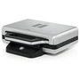 WMF Sandwichmaker Lono 0415150011 - Acero inoxidable, 2 bocadillos, 800 W, Negro y Plata