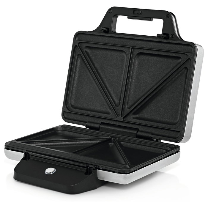 WMF Sandwichmaker Lono 0415150011 - Acero inoxidable, 2 bocadillos, 800 W, Negro y Plata WMF Sandwichmaker Lono 0415150011 - Acero inoxidable, 2 bocadillos, 800 W, Negro y Plata