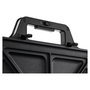 WMF Sandwichmaker Lono 0415150011 - Acero inoxidable, 2 bocadillos, 800 W, Negro y Plata