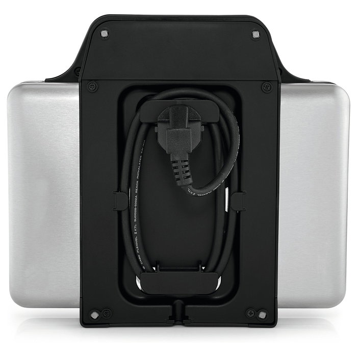 WMF Sandwichmaker Lono 0415150011 - Acero inoxidable, 2 bocadillos, 800 W, Negro y Plata WMF Sandwichmaker Lono 0415150011 - Acero inoxidable, 2 bocadillos, 800 W, Negro y Plata