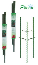 Pluvia Tutor de Acero Plastificado 8 mm x 0,90 m Verde