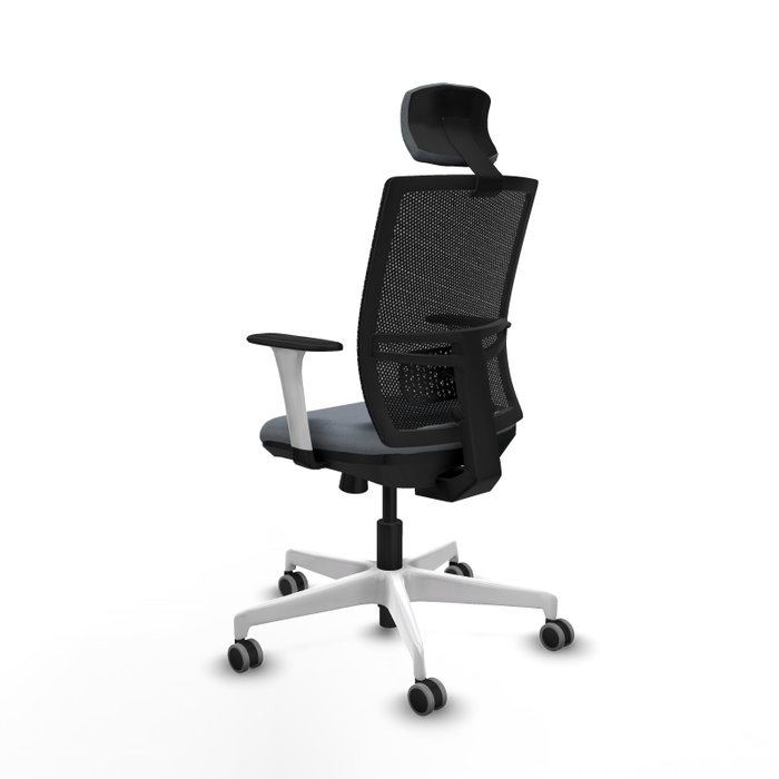 PIQUERAS Y CRESPO Silla de oficina Yunquera con mecanismo Sincro/Traslack, Gris y Negro PIQUERAS Y CRESPO Silla de oficina Yunquera con mecanismo Sincro/Traslack, Gris y Negro