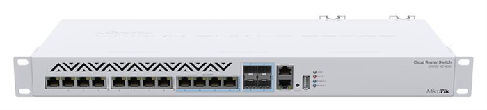 MikroTik CRS312-4C+8XG-RM Switch Gestionado L3 10G Ethernet Blanco MikroTik CRS312-4C+8XG-RM Switch Gestionado L3 10G Ethernet Blanco