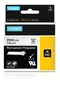 Dymo Rhino Cinta ID1-24 Negro sobre blanco, 24mm x 5,5m