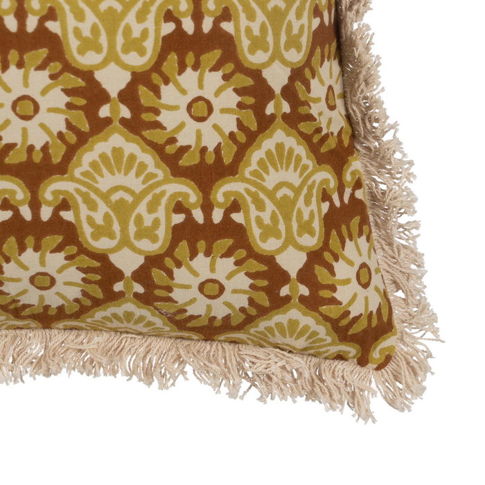 Cojín Beige-Marrón 100% Algodón 50 X 30 cm (Set de 2) Cojín Beige-Marrón 100% Algodón 50 X 30 cm (Set de 2)