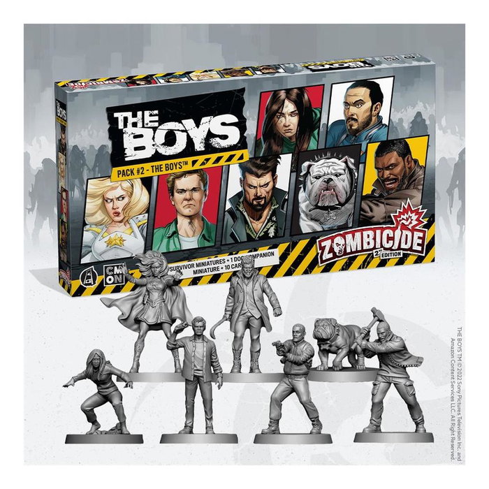 CMON Zombicide 2E: The Boys Pack #2: The Boys - ZCDPR11 - Expansión Juego de Mesa con Miniaturas para Zombicide 2ª Edición, Multilingüe