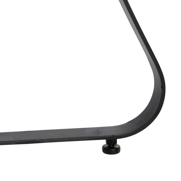 Mesa Centro Negro Aluminio/Hierro Salón 80 X 79 X 35 cm