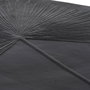 Mesa Centro Negro Aluminio/Hierro Salón 80 X 79 X 35 cm