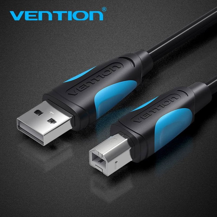 Vention VAS-A16-B100 Cable USB 2.0 USB-A a USB-B para Impresora y Periféricos, 1 Metro, Negro y Blanco Vention VAS-A16-B100 Cable USB 2.0 USB-A a USB-B para Impresora y Periféricos, 1 Metro, Negro y Blanco