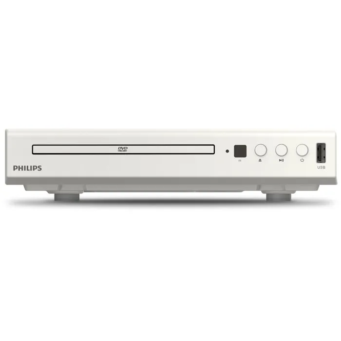 Thomson TAEP200W Reproductor de DVD con Ajuste de Pantalla, Conexión USB e Imagen Inteligente, Blanco