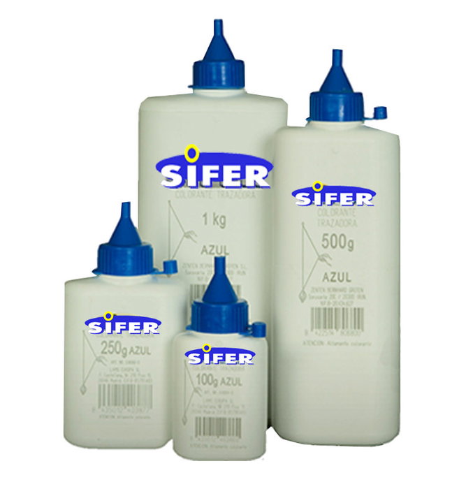 SIFER Polvo Azul para Tiralineas Frasco 1 kg SIFER Polvo Azul para Tiralineas Frasco 1 kg