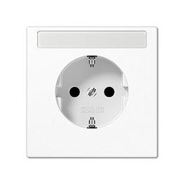 Jung LS1520NAWW Toma de corriente Schuko Blanca