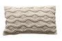 DKD Home Decor Cojín de Algodón con Macramé Hecho a Mano 50x30 cm