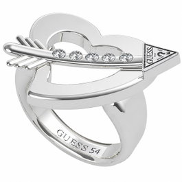 Guess UBR79040-56 Anillo para Mujer en Acero Inoxidable Gris