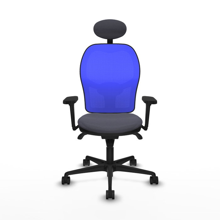 PIQUERAS Y CRESPO Silla de oficina Jorquera Gris y Azul PIQUERAS Y CRESPO Silla de oficina Jorquera Gris y Azul