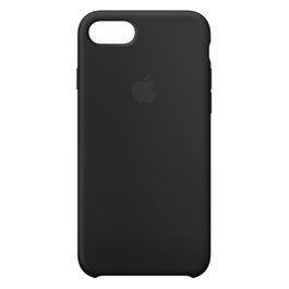 Apple Funda de silicona original para iPhone 8/7 - Negro