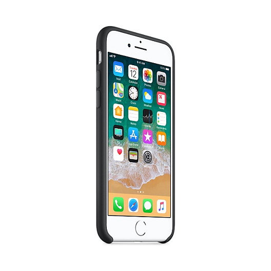 Apple MQGK2ZM/A Funda de silicona para iPhone 8/7, Negro