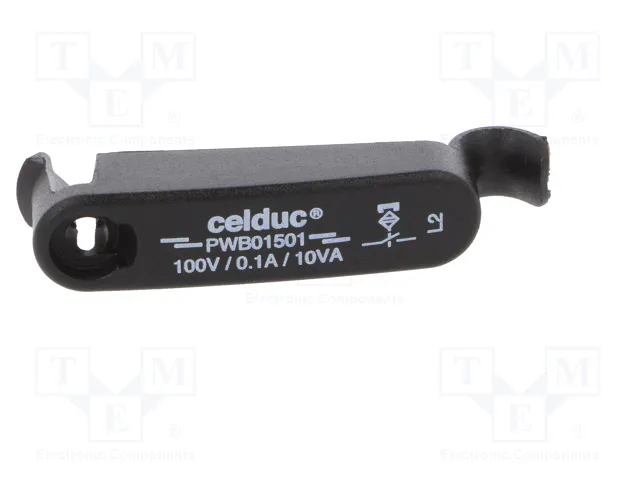 CELDUC Relé reed SPST-NC 0,25A 100V