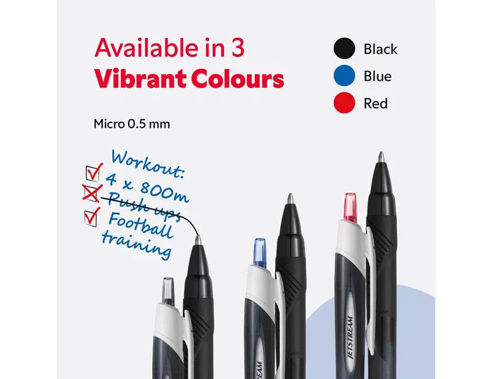 Uniball Bolígrafo Jet Stream Sport SXN-150E Tinta Híbrida Rojo