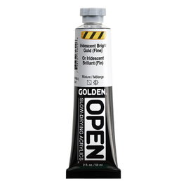 Golden OPEN Colores Acrílicos Oro Brillante Iridiscente (Fino) 59ml
