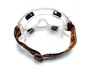 Safetop Gafas de Protección Panavista Panorámica PVC Visor Transparente con Banda Elástica