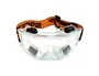 Safetop Gafas de Protección Panavista Panorámica PVC Visor Transparente con Banda Elástica