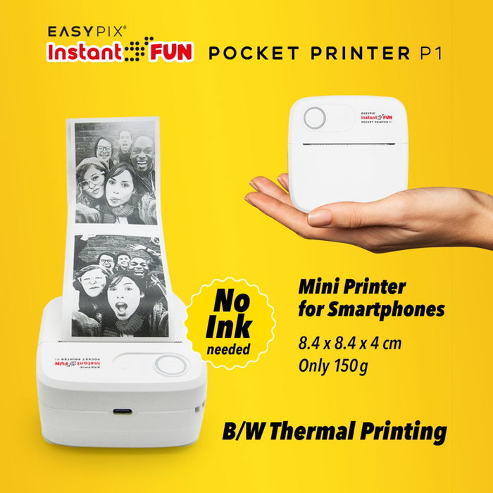 Easypix InstantFUN P1 Pocket Printer Blanco Easypix InstantFUN P1 Pocket Printer Blanco