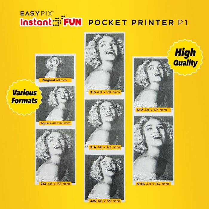 Easypix InstantFUN P1 Pocket Printer Blanco Easypix InstantFUN P1 Pocket Printer Blanco