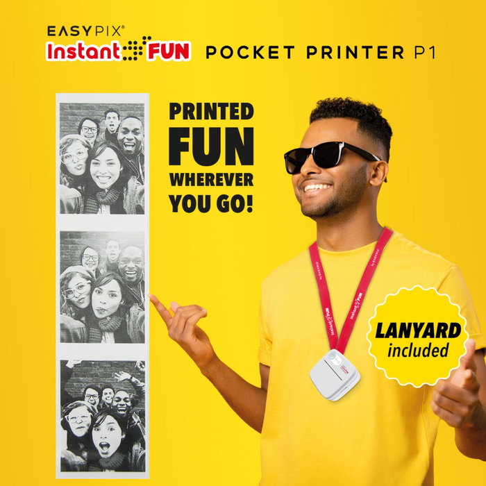 Easypix InstantFUN P1 Pocket Printer Blanco Easypix InstantFUN P1 Pocket Printer Blanco
