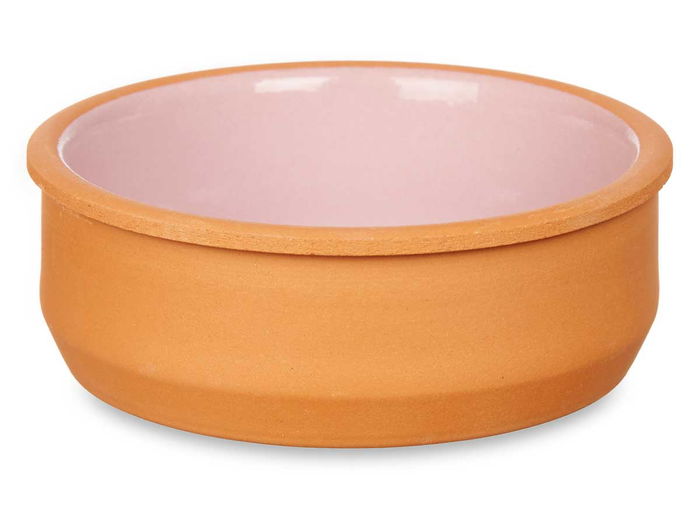 LA DEHESA Set 6 Cazuelas Barro 12 cm Rosa (Pieza: 11.5 x 11.5 x 4.5 cm) (Set de 8)
