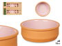 LA DEHESA Set 6 Cazuelas Barro 12 cm Rosa (Pieza: 11.5 x 11.5 x 4.5 cm) (Set de 8)