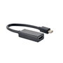 GEMBIRD Adaptador Mini DisplayPort a HDMI A-mDPM-HDMIF4K-01 Negro 0,15 m