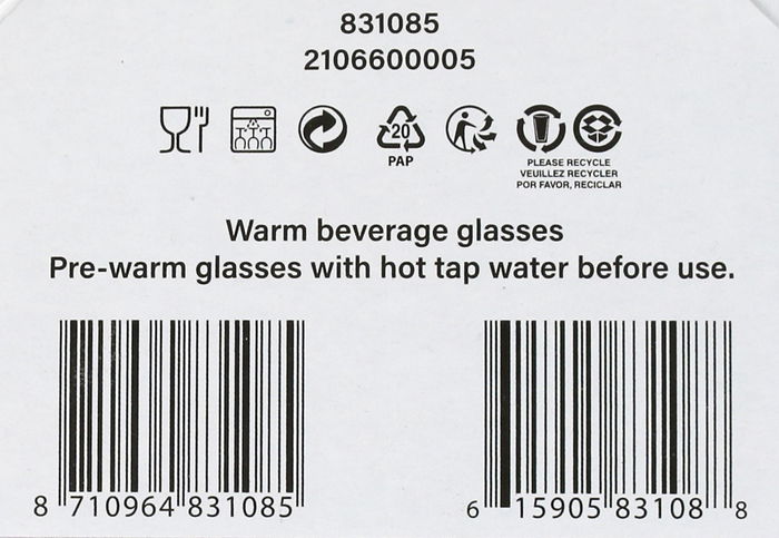 Royal Leerdam Set 6 Tazas Expresso Sentido 8 cl (4 Cajas)