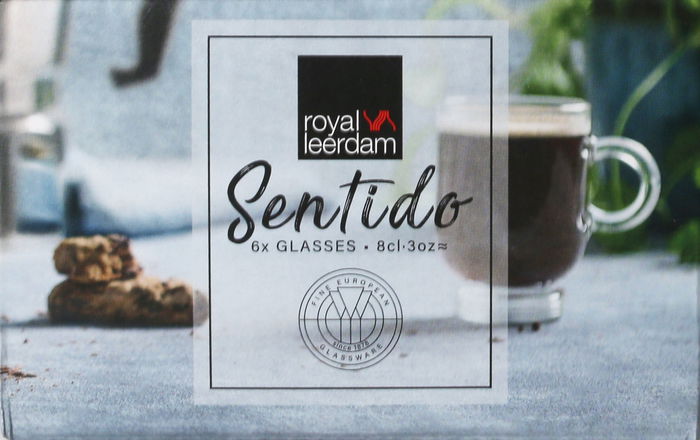 Royal Leerdam Set 6 Tazas Expresso Sentido 8 cl (4 Cajas)