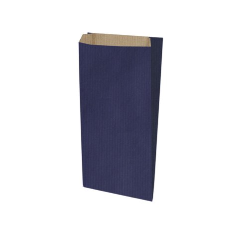 Sobre Para Regalo Tv 15X32+6 Cm. Kraft Azul Paquete De 25 Sobre Para Regalo Tv 15X32+6 Cm. Kraft Azul Paquete De 25